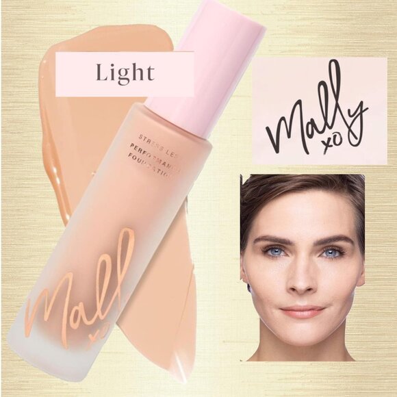 MALLY Other - MALLY Stress Less Performance Lightweight Satin Foundation ~ Light 30ml NIB